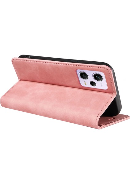 Xiaomi Redmi Için Note 12 Pro 5g/12 Pro Speed ​​5g/poco X5 Pro 5g Pu Deri Rfıd Engelleme Telefon Vaka-Pembe (Yurt Dışından) fırsatları