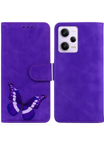 Xiaomi Redmi Için Note 12 Pro 5g/note 12 Pro Speed ​​5g/poco X5 Pro 5g Kelebek Baskı Telefonu Kapak Morası (Yurt Dışından)