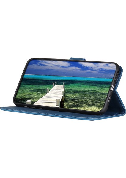 Xiaomi Redmi Için Khazneh Not 12 Pro 5g/not 12 Pro Speed ​​5g/poco X5 Pro 5g Pu Deri Retro Doku Standı Kılıf Magneticy Kapatma Cüzdan Telefon Kapak Mavisi (Yurt Dışından) indirimleri