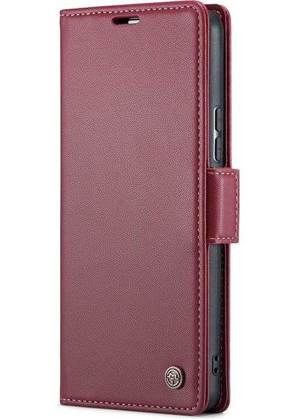 Xiaomi 13 Lite/civi 2 5g Anti-Çizelge Anti-Slatch Telefon Kılıfı Rfıd Engelleme Pu Deri Flip Cover-Red (Yurt Dışından) indirimleri