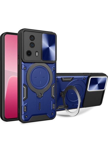 Xiaomi 13 Lite/civi 2 5g Pc+Tpu Slayt Kameralı Kapak Halkası ile Şok Geçirmez Kapak (Yurt Dışından)