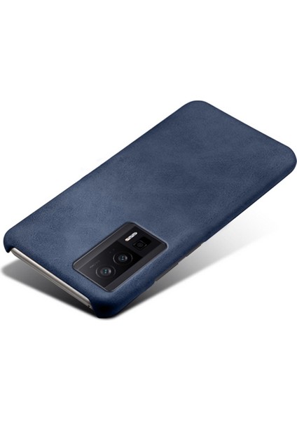Xiaomi Poco F5 Pro 5g/redmi K60 Pro 5G/K60 5g Pu Deri Kaplamalı Pc Telefon Kasası Buzağı Dokusu Şok Geçirmez Kapak Mavisi (Yurt Dışından) modelleri