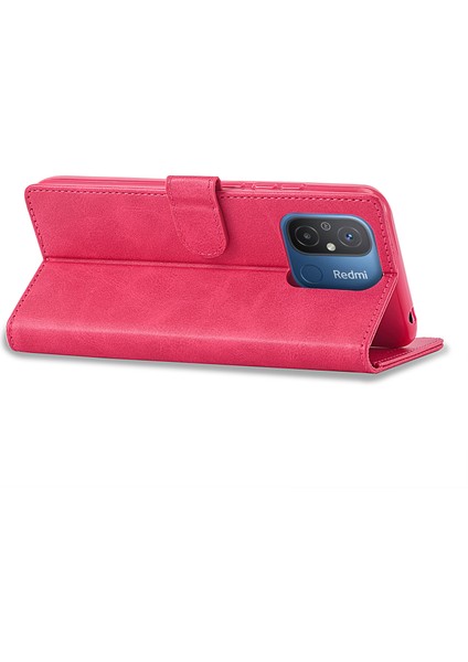 Xiaomi Redmi Için 12C 4G/11A 4g Bırak-Kötü Telefon Kılıf Buzağı Doku Cüzdan Stand Deri Cep Telefonu Kapak Pembe (Yurt Dışından) fırsatları