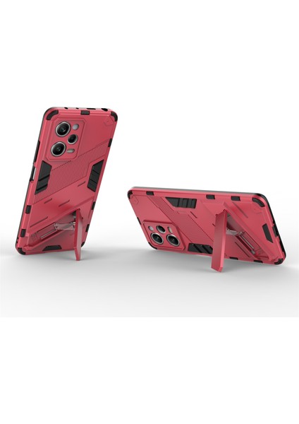 Xiaomi Redmi Için Note 12 Pro 5g Sabit Pc+Yumuşak Tpu Kickstand Case Anti-Cratch Cep Telefonu Kapak Çizgisi (Yurt Dışından) fiyatları