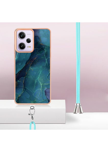 Xiaomi Redmi Için Mermer Desen Telefon Kılıfı Not 12 Pro 5g/not 12 Pro Speed ​​5g/poco X5 Pro 5g, 2.0mm Tpu Imd Kaynak Yeşili (Yurt Dışından) modelleri