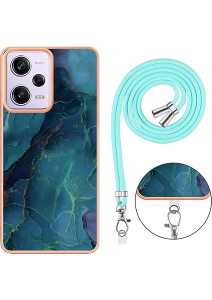 Xiaomi Redmi Için Mermer Desen Telefon Kılıfı Not 12 Pro 5g/not 12 Pro Speed ​​5g/poco X5 Pro 5g, 2.0mm Tpu Imd Kaynak Yeşili (Yurt Dışından) fırsatları