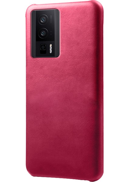 Xiaomi Için Poco F5 Pro 5g/redmi K60 Pro 5G/K60 5g Pu Deri Kaplamalı Pc Telefon Kılıf Buzağı Dokusu Şok Geçirmez Kapak Gül (Yurt Dışından)