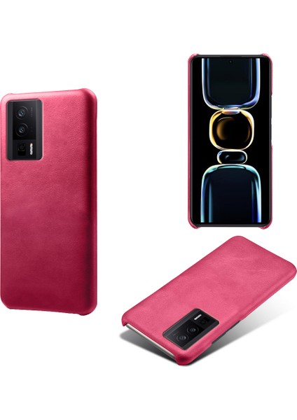Xiaomi Için Poco F5 Pro 5g/redmi K60 Pro 5G/K60 5g Pu Deri Kaplamalı Pc Telefon Kılıf Buzağı Dokusu Şok Geçirmez Kapak Gül (Yurt Dışından) fiyatları
