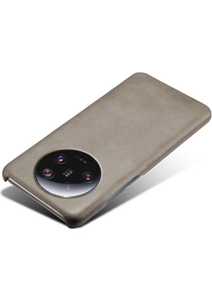 Xiaomi 13 Ultra Pu Deri+Pc Telefon Kapağı Buzağı Dokusu Çizelge Karşıtı Geri Kılıf Grey (Yurt Dışından) modelleri