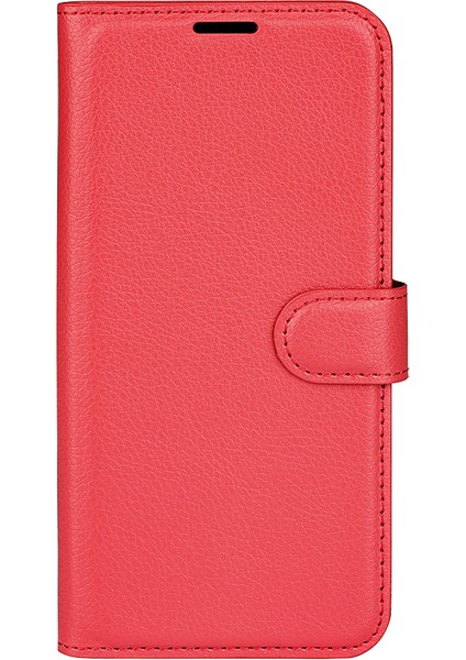 Xiaomi Redmi Için Note 12 Pro 5g/note 12 Pro Speed ​​5g/poco X5 Pro 5g Litchi Doku Pu Deri Cüzdan Telefon Stand Kapak-Kırmızı (Yurt Dışından) indirimleri