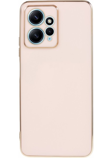 Xiaomi Redmi Için Note 12 4g Tpu Akıllı Telefon Koruyucu Kılıf Parlak 6d Elektrapting Geri Kapak Pembe (Yurt Dışından)