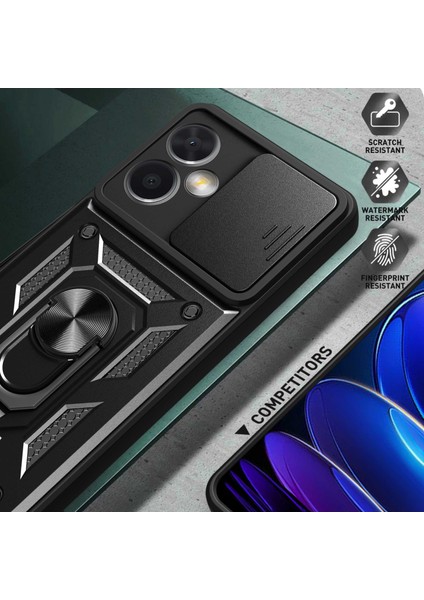 Xiaomi Redmi Için Telefon Kılıfı Note 12 5g (Çin), Pc+Tpu Slayt Kamera Koruyucu ve Yüzük Kickstand-Gold ile Koruyucu Arka Kapak (Yurt Dışından) indirimleri