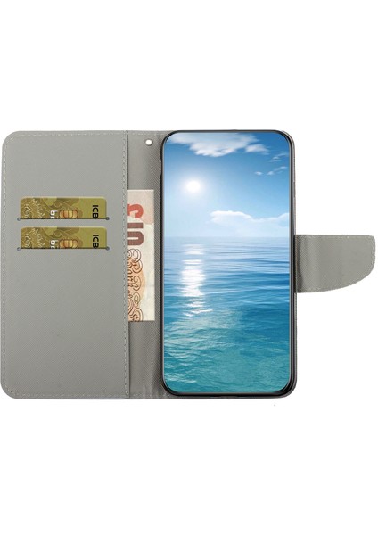 Xiaomi Redmi Için Note 12 5g (Global)/(Hindistan)/(Çin)/poco X5 5g Pu Deri Desen Baskı Telefon Kılıfı Stand-Melez Kelebekleri (Yurt Dışından)