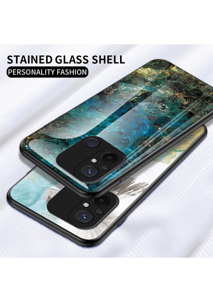 Xiaomi Redmi Için 12C 4g Temperli Cam Telefon Kılıfı Mermer Desen Tasarımı Pc +Tpu Koruyucu Kapak-Altın Siyah Mermer (Yurt Dışından) fiyatları