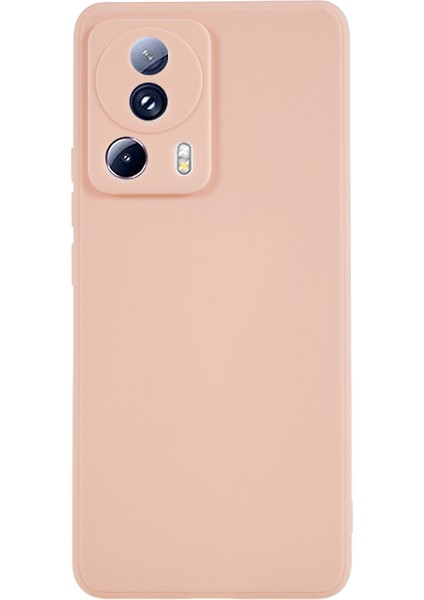 Xiaomi 13 Lite/civi 2 5g Için Hassas Kesim Tpu Kılıfı, Düz Kenar Dayanıklı Telefon Kapak Pembe (Yurt Dışından)