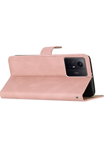 Cüzdan Deri Telefon Kılıfı Xiaomi Redmi Not 12S 4g Çılgın At Doku Basılı Çizgiler Stand Kapak Çizgisi Altın (Yurt Dışından) modelleri