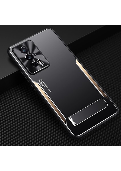 Xiaomi Poco F5 Pro 5g/redmi K60 5G/K60 Pro 5g Kickstand Telefon Kapağı Tpu+Alüminyum Alaşım Kılıf Gold (Yurt Dışından) indirimleri