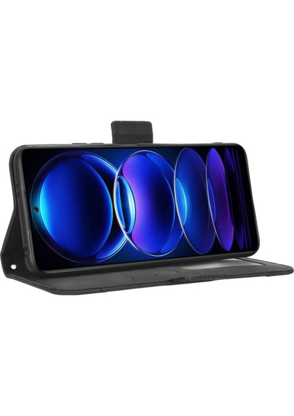 Xiaomi Redmi Için Çoklu Kart Yuvası Telefon Kılıfı Not 12 5g (Global)/(Hindistan)/(Çin)/poco X5 5g, Çift Manyetik Toka Telefon Kapağı Stand Pu Deri Cüzdan Koruyucu Kabuk Black (Yurt Dışından) fırsatları