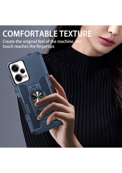 Xiaomi Redmi Için Kickstand Telefon Kılıfı Note 12 Pro 5g/note 12 Pro Speed ​​5g/poco X5 Pro 5g, Pc+Tpu Şok Geçirmez Kapak Mavisi (Yurt Dışından) fiyatları