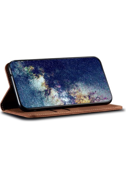 Xiaomi Poco F5 Pro 5g/redmi K60 Pro 5G/K60 5g Cüzdan Stand Kot Doku Pu Deri Manyetik Oto Absorbed Telefon Case-Coffee Için Cep Telefon Kapağı (Yurt Dışından) fırsatları