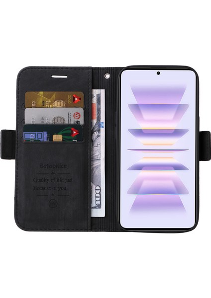 Xiaomi Redmi K60 5G/K60 Pro 5g/poco F5 Pro 5g Pu Deri Telefon Kapağı Şok Geçirmez Kasa-Siyah (Yurt Dışından) fiyatları