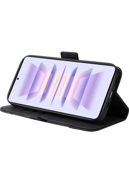 Xiaomi Redmi K60 5G/K60 Pro 5g/poco F5 Pro 5g Pu Deri Telefon Kapağı Şok Geçirmez Kasa-Siyah (Yurt Dışından) modelleri