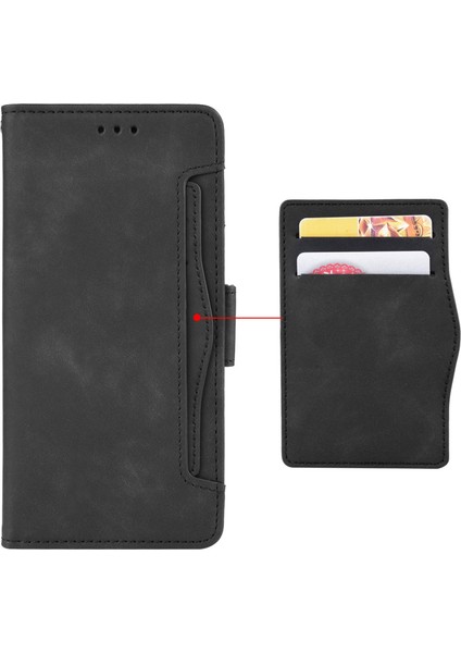 Xiaomi Redmi Için Çoklu Kart Yuvası Telefon Kılıfı Not 12 5g (Global)/(Hindistan)/(Çin)/poco X5 5g, Çift Manyetik Toka Telefon Kapağı Stand Pu Deri Cüzdan Koruyucu Kabuk Black (Yurt Dışından) indirimleri