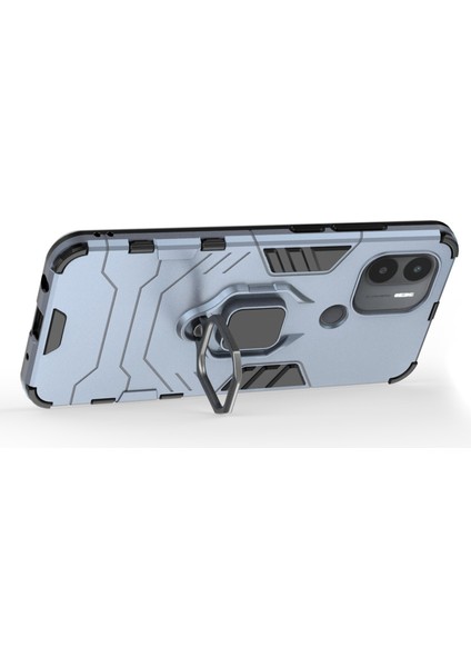 Xiaomi Için Redmi A1+ 4g/a2+ 4g/poco C50 4g Ring Tutucu Kickstand Telefon Kılıfı Zırh Şok Geçirmez Sabit Pc Yumuşak Tpu Hibrid Koruyucu Kapak Mavisi (Yurt Dışından) fırsatları