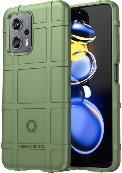 Xiaomi Poco X4 Gt 5g/redmı Not 11T Pro 5g/not 11T Pro+ 5G/K50I 5g/not 12T Pro 5g Kare Izgara Dokusu Tpu Telefon Vaka Şok Geçirmez (Yurt Dışından)