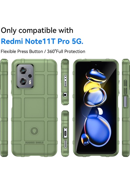Xiaomi Poco X4 Gt 5g/redmı Not 11T Pro 5g/not 11T Pro+ 5G/K50I 5g/not 12T Pro 5g Kare Izgara Dokusu Tpu Telefon Vaka Şok Geçirmez (Yurt Dışından) modelleri