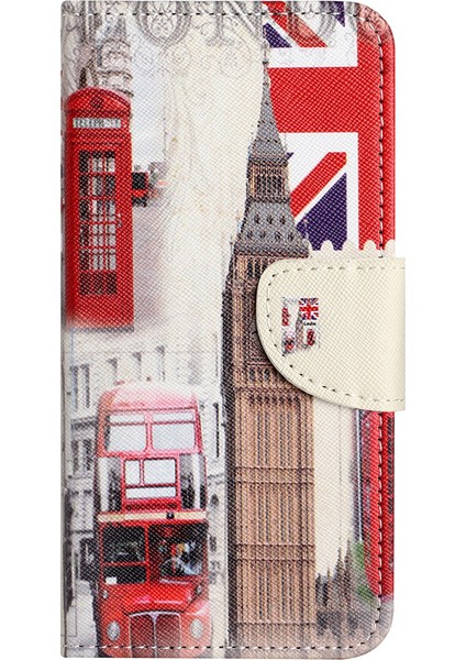 Xiaomi Için Redmi Note 12 4g Stand Telefon Deri Kılıf Cüzdan Desen Baskı Telefon Kapak Londra Big Ben (Yurt Dışından)