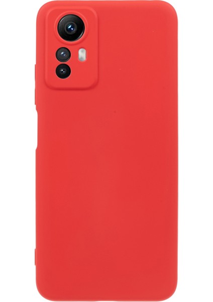 Xiaomi Için Redmi Note 12S 4g Şeker Renk Kalu Tpu Kılıf Anti-Çizelge Fiber Astar Telefon Kapak-Kırmızı (Yurt Dışından)