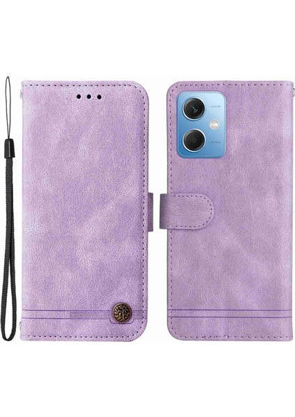 Xiaomi Redmi Için Note 12 5g (Global)/(Hindistan)/(Çin)/poco X5 5g Pu Deri Telefon Kılıfı Baskalı Çizgiler Cilt Touch Stand Cüzdan Folio Kapak-Doğru (Yurt Dışından)