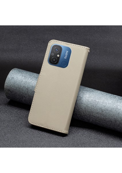 Xiaomi Için Cüzdan Kılıfı Redmi 12C 4g Pu Deri Telefon Kılıfı Düz ​​renk Stand Mobil Telefon Kapak Grey (Yurt Dışından) indirimleri