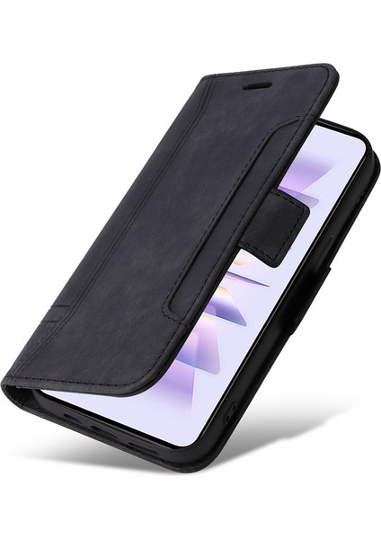 Xiaomi Redmi K60 5G/K60 Pro 5g/poco F5 Pro 5g Pu Deri Telefon Kapağı Şok Geçirmez Kasa-Siyah (Yurt Dışından) indirimleri