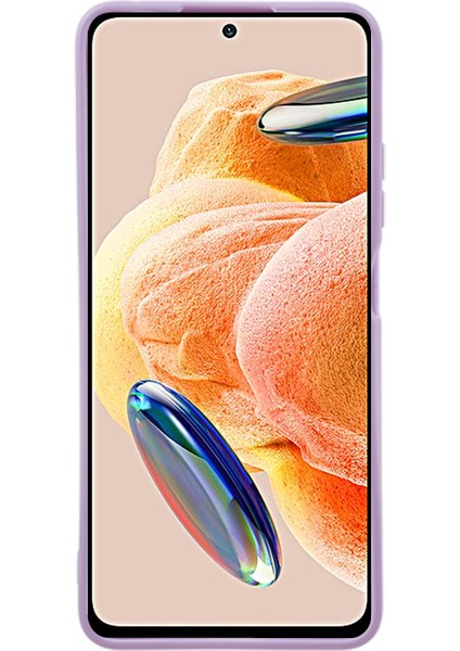 Xiaomi Redmi Için Note 12 Pro 4g Düz Kenar Tpu Tpu Kılıfı Kesin Kesim Anti-Drop Kapak-Mor (Yurt Dışından) fiyatları