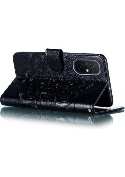 Xiaomi Redmi Için 12C 4g Deri Cüzdan Telefon Kapağı Mandala Baskalı Damla Geçirmez Stand Case-Black (Yurt Dışından) indirimleri