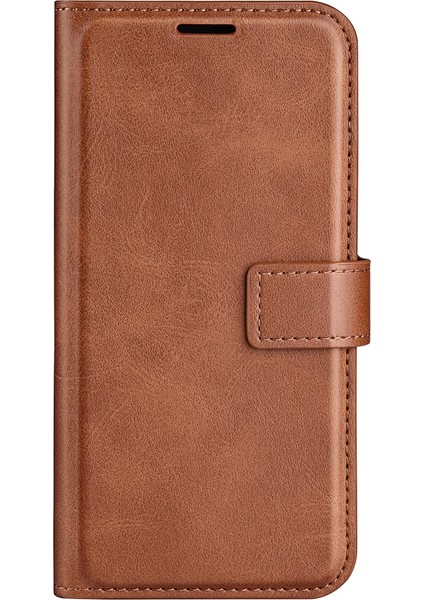 Xiaomi Redmi Için Cep Telefonu Kapağı Not 12 5g (Global)/(Hindistan)/(Çin)/poco X5 5g Pu Deri Buzağı Doku Standı Cüzdan Manyetik Flip Telefon Kılıf Kahverengi (Yurt Dışından)