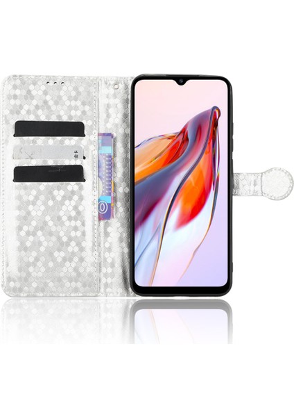 Xiaomi Redmi 12C 4G/11A 4g Için Anti-Şok Deri Telefon Kapağı, Nokta Desen Baskılı Anti-Çizik Telefon Kasası Cüzdan Standı-Sinver (Yurt Dışından) fiyatları