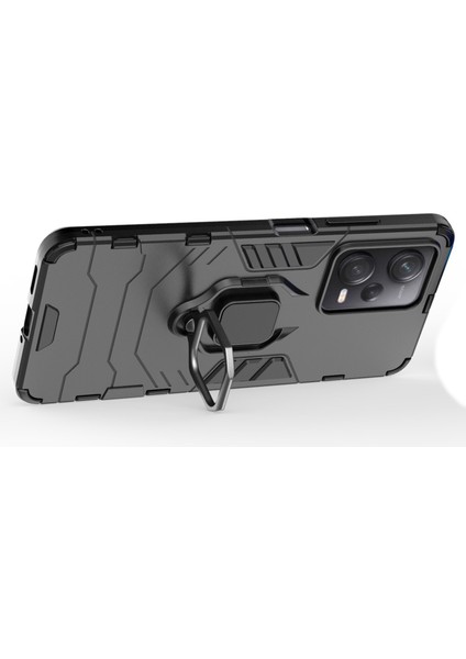 Xiaomi Redmi Için Note 12 Pro 5g/note 12 Pro Speed ​​5g/poco X5 Pro 5g Ring Kickstand Telefon Damla Geçirmez Kılıf Pc+Tpu Koruyucu Arka Kapak Black (Yurt Dışından) fiyatları