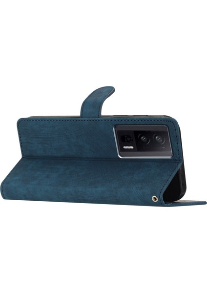 Xiaomi Redmi K60 5G/K60 Pro 5g/poco F5 Pro 5g Pu Deri Kılıf Stand Cüzdan Mavisi ile Cilt Touch Telefon Kapağı (Yurt Dışından) indirimleri