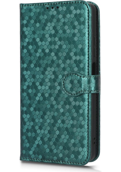 Xiaomi Redmi Için Note 12 Pro 5g/12 Pro Speed ​​5g/poco X5 Pro 5g Pu Deri Stand Cüzdan Kapağı Strap-Yeşili (Yurt Dışından)