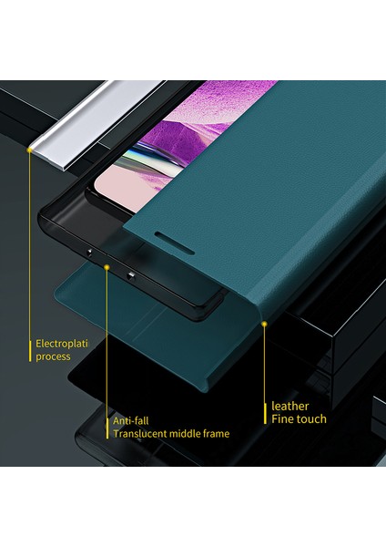 Xiaomi Için Redmi Note 12S 4g Elektraplatma Pu Deri+Pc Kapak Anti Drop Standı Telefon Kılıfı-Beyaz (Yurt Dışından) fırsatları