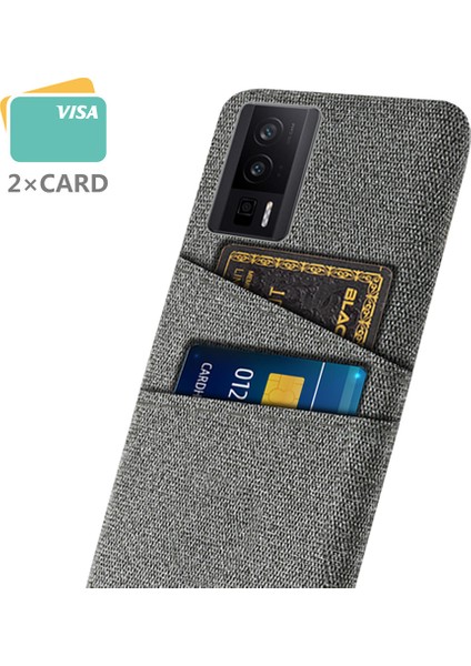 Xiaomi Poco F5 Pro 5g/redmi K60 Pro 5G/K60 5g Sert Pc+Bez Telefon Kılıfı Koruyucu Kapak 2 Kart Yuvası Grey (Yurt Dışından) fiyatları