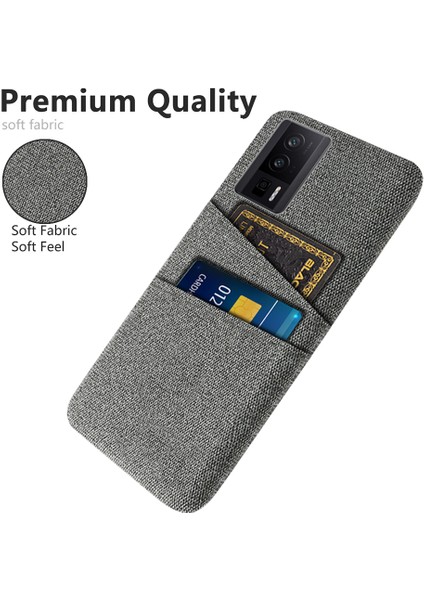 Xiaomi Poco F5 Pro 5g/redmi K60 Pro 5G/K60 5g Sert Pc+Bez Telefon Kılıfı Koruyucu Kapak 2 Kart Yuvası Grey (Yurt Dışından) modelleri