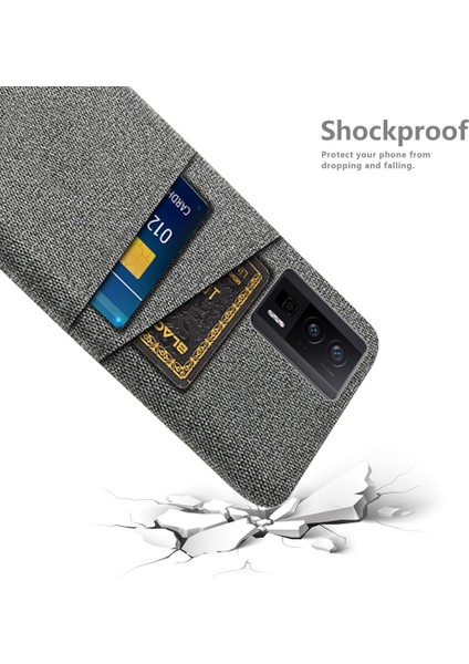 Xiaomi Poco F5 Pro 5g/redmi K60 Pro 5G/K60 5g Sert Pc+Bez Telefon Kılıfı Koruyucu Kapak 2 Kart Yuvası Grey (Yurt Dışından) fırsatları