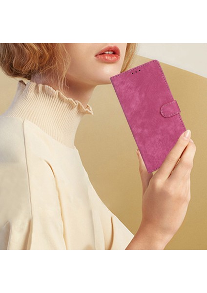 Cüzdan Pu Deri Telefon Kapağı Xiaomi Redmi 12C 4g, Cilt Touch Stand Telefon Vaka Gül (Yurt Dışından)