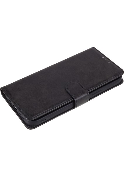 Xiaomi Için 13 Ultra Pu Deri Telefon Kılıf Buzağı Doku Cüzdan Stand Koruyucu Kapak Black (Yurt Dışından) fiyatları
