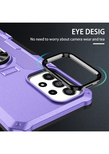 Xiaomi Redmi Için Note 12 5g (Çin)/(Hindistan)/(Global)/poco X5 5g Telefon Kılıfı Pc+Tpu Ring Tutucu Kickstand Cover-Purple (Yurt Dışından) fiyatları