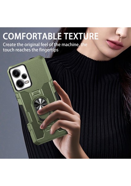 Xiaomi Redmi Için Kickstand Telefon Kılıfı Not 12 Pro 5g/note 12 Pro Speed ​​5g/poco X5 Pro 5g, Pc+Tpu Şok Geçirmez Kapak Yeşili (Yurt Dışından) fiyatları